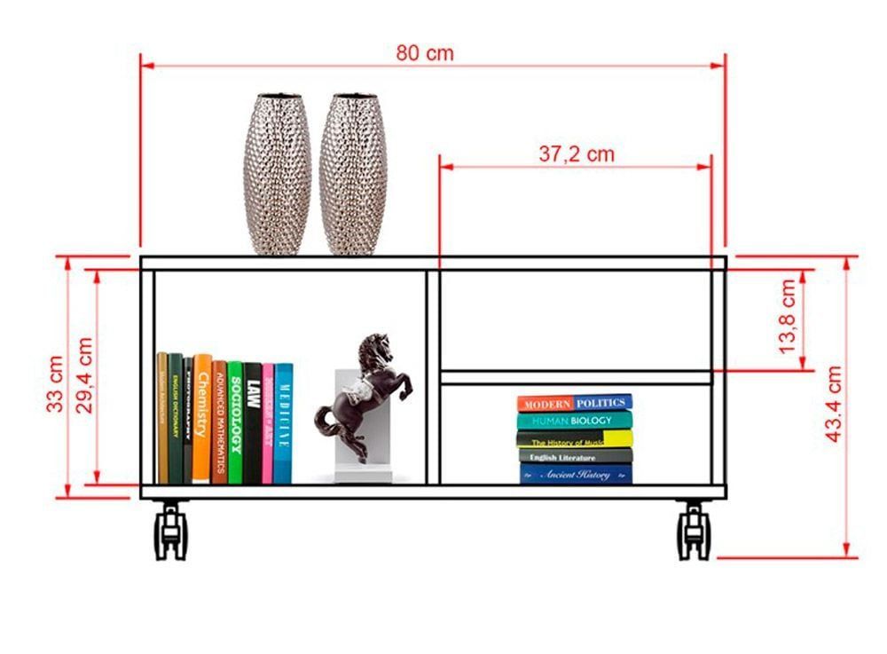 Combo de Living Classic Mesa de Centro + Arrimo-3