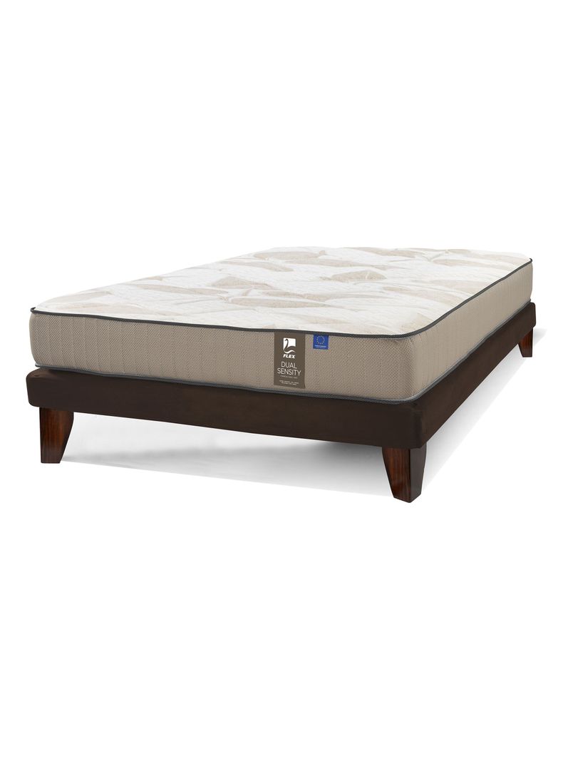 Cama Europea Dual Sensity 2 Plazas Box Base Normal-0