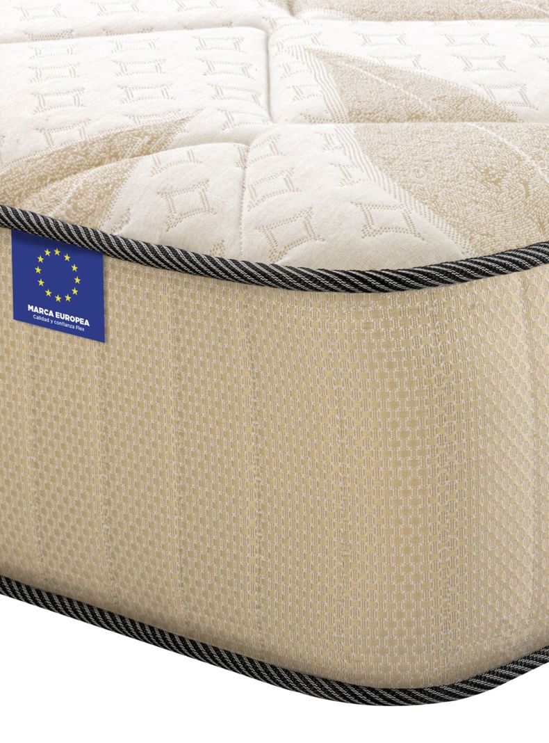 Cama Europea Dual Sensity 2 Plazas Box Base Normal-2