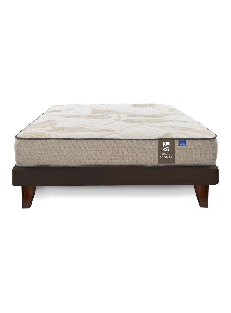 Cama Europea Dual Sensity 2 Plazas Box Base Normal-1