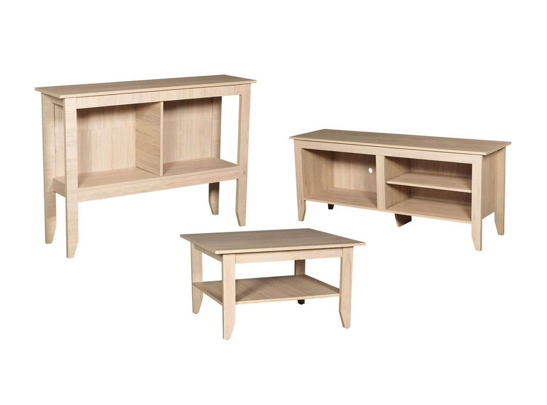 Combo Living Essential Rack TV 50'' + Mesa de Centro + Arrimo Attimo-1