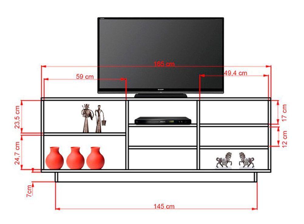 Combo de Living Classic Rack TV 58'' + Mesa de Centro Attimo-2