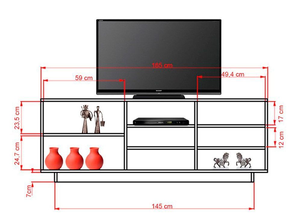 Combo de Living Classic Rack TV 58'' + Arrimo Attimo-3