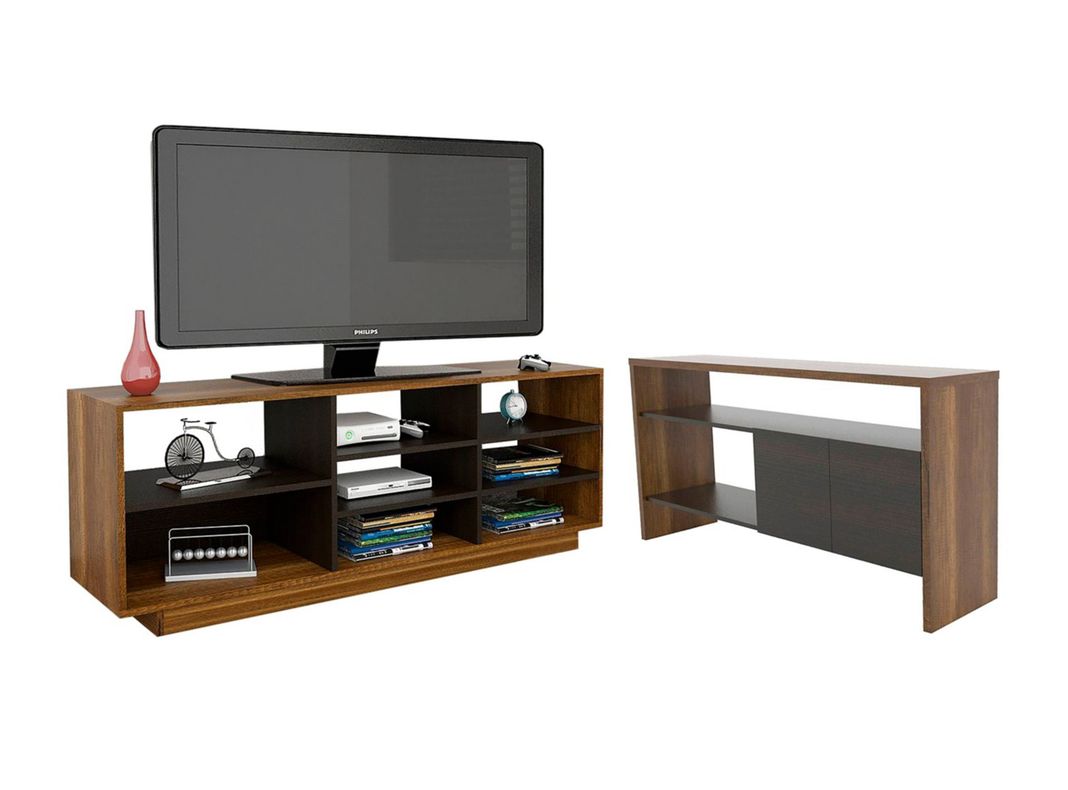 Combo de Living Classic Rack TV 58'' + Arrimo Attimo-1
