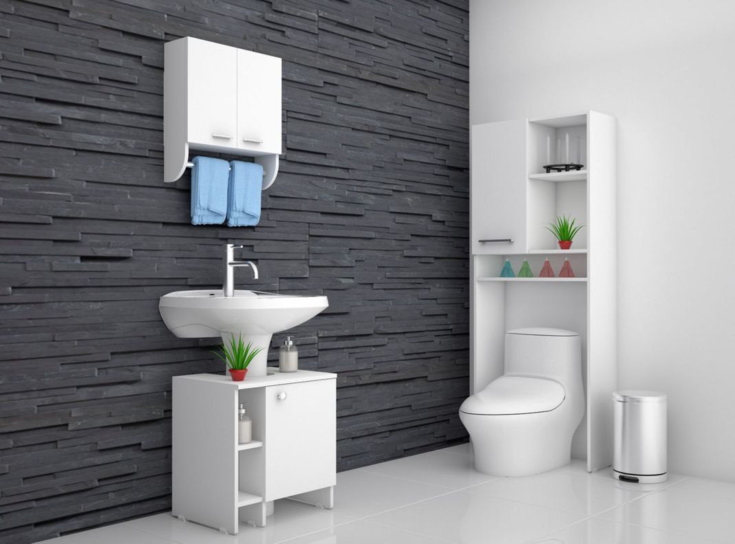 Combos Baño Big Bath Botiquín Mural + Optimizador Lavamanos 47-A + Armario Optimizador Attimo-3