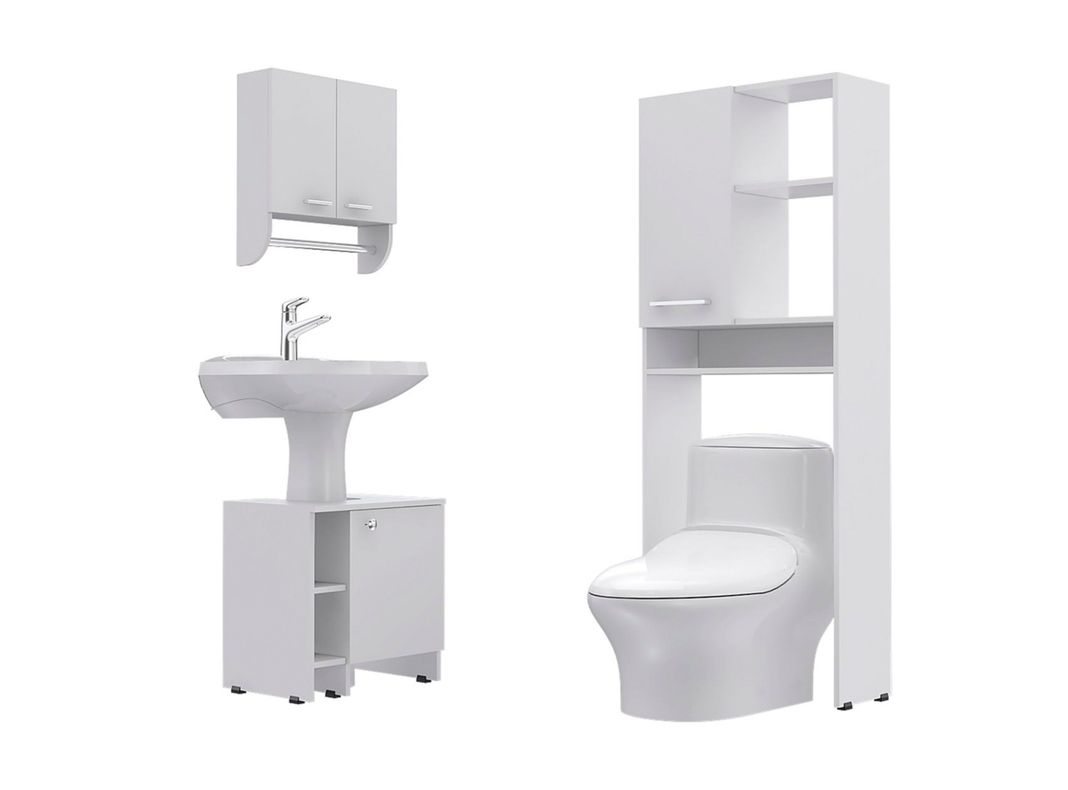 Combos Baño Big Bath Botiquín Mural + Optimizador Lavamanos 47-A + Armario Optimizador Attimo-0