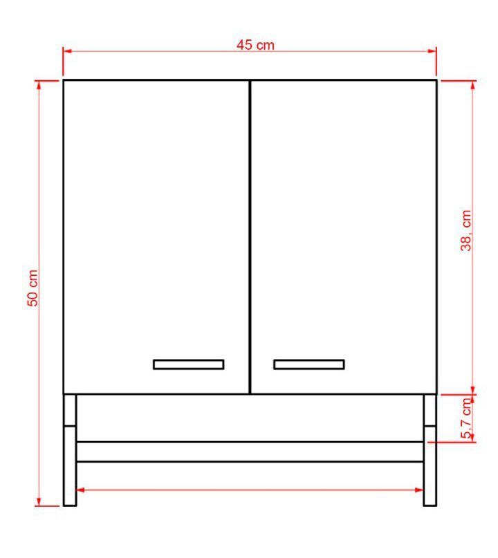 Combos Baño Big Bath Botiquín Mural + Optimizador Lavamanos 2 puertas + Optimizador Espacios-6