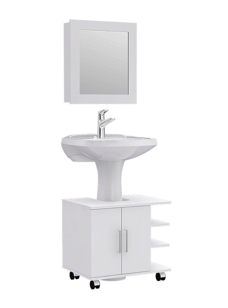Combos Baño Big Bath Botiquín 47-B + Optimizador Lavamanos 55-1
