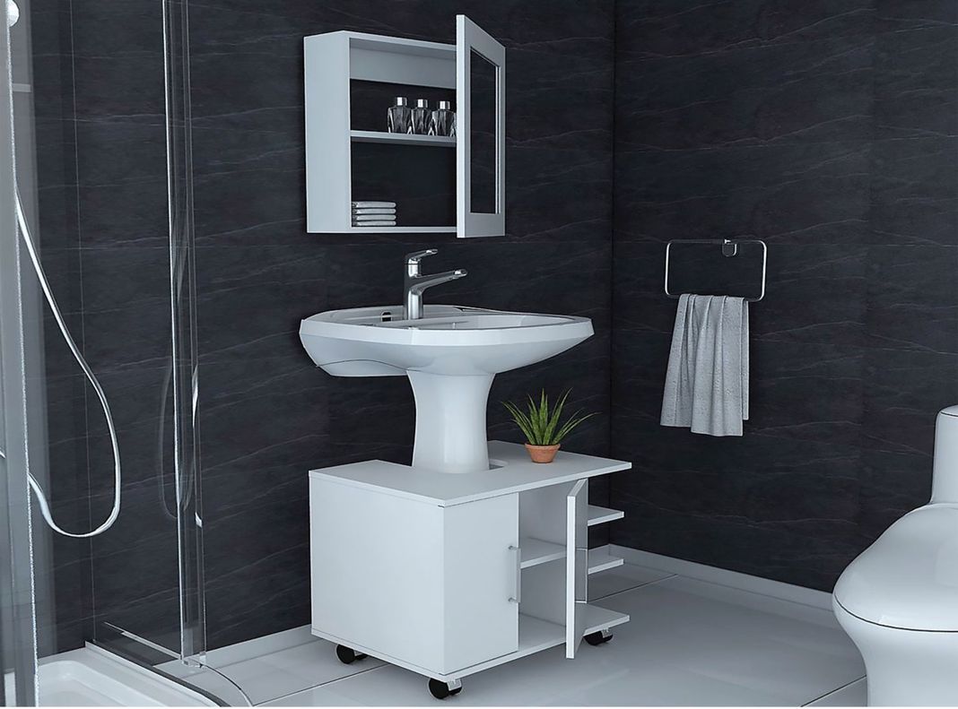 Combos Baño Big Bath Botiquín 47-B + Optimizador Lavamanos 55-0