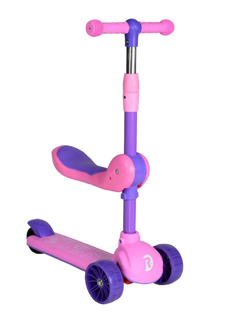 Triscooter Montable Rosado-0