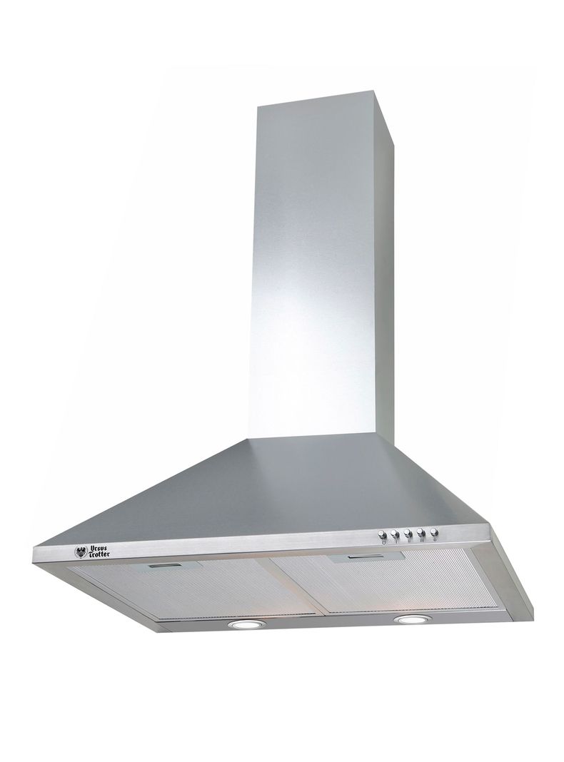 Campana Decorativa Pared UT Quadra V60 Silver 60 cm-0