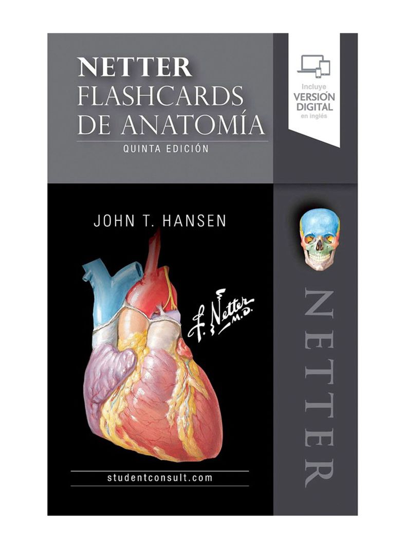 Libro Netter, Flashcards de Anatomía 5ta Ed - John Hansen-0