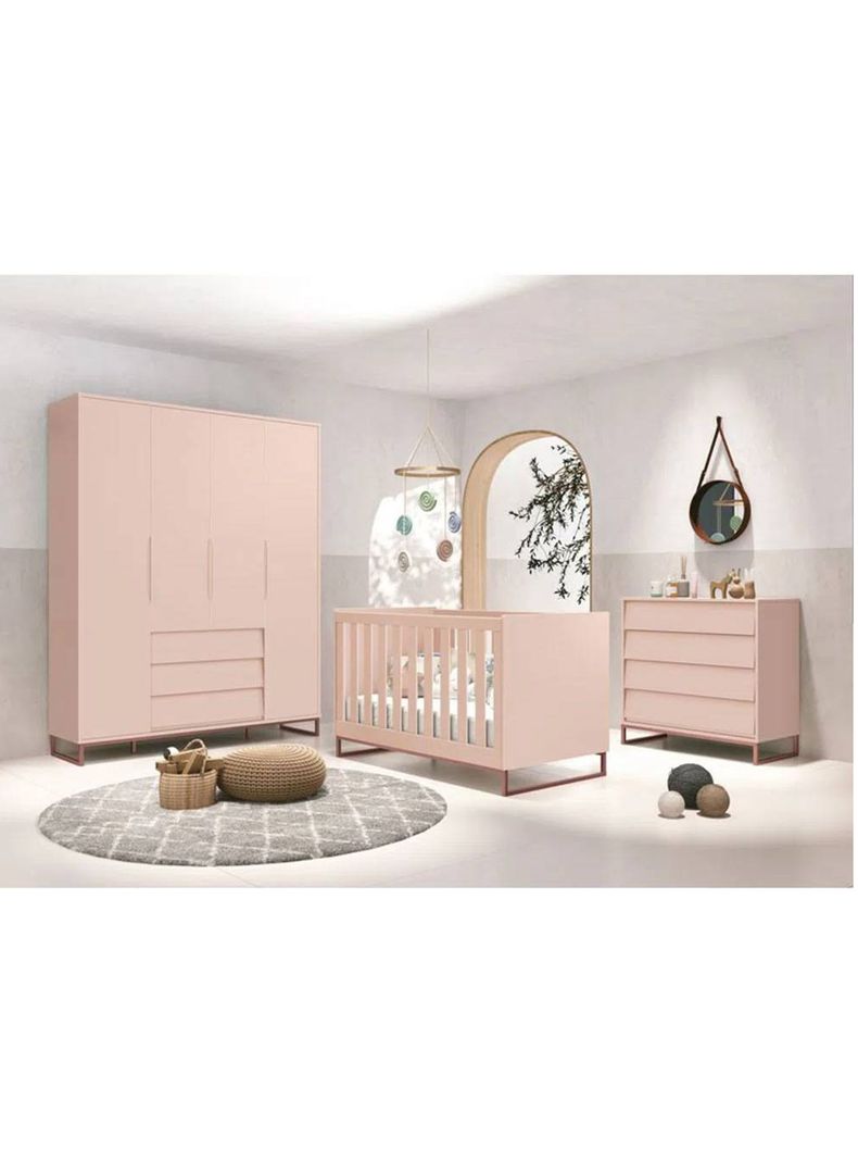 Cuna Noah Design Rosa-3