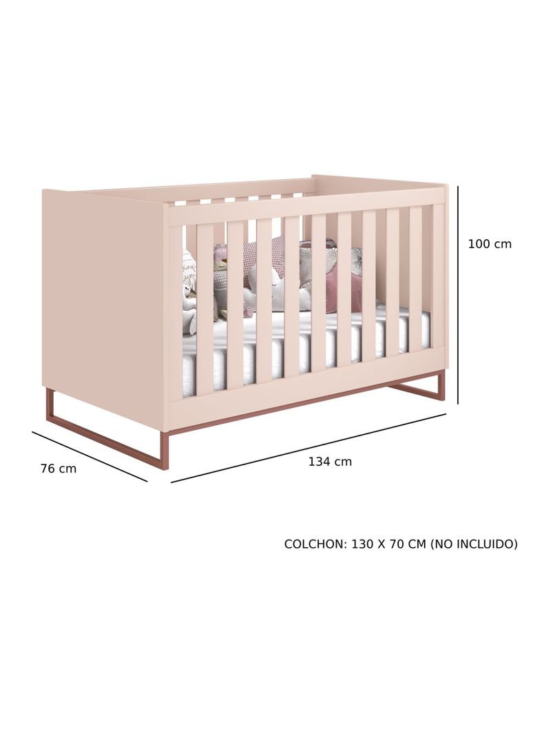 Cuna Noah Design Rosa-1