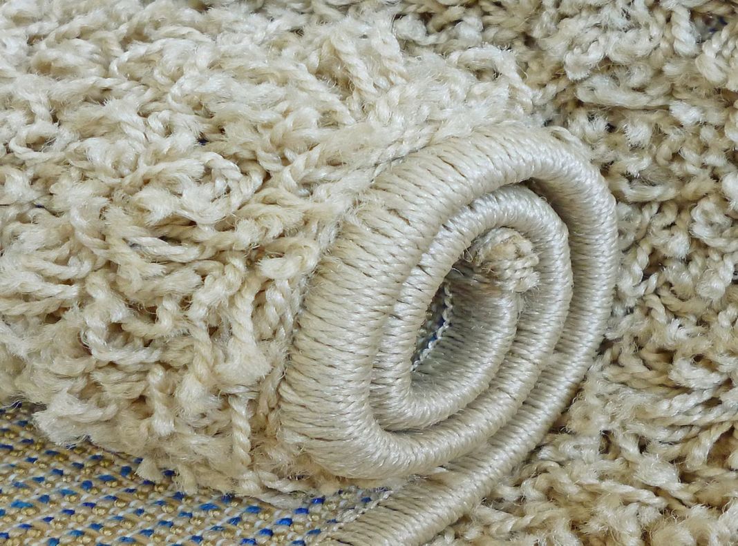 Alfombra Shaggy Lisa 150x200 cm Beige-1