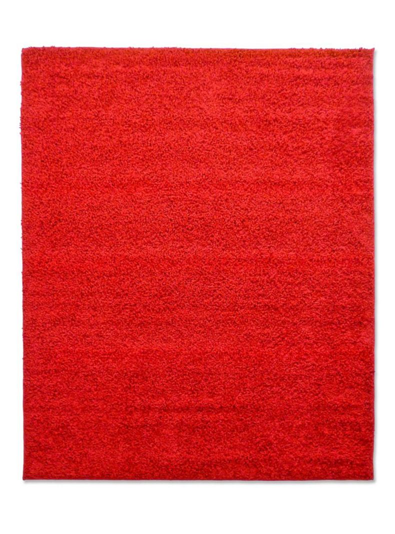 Alfombra Shaggy Lisa 150 x 200 cm Rojo Valencia-0