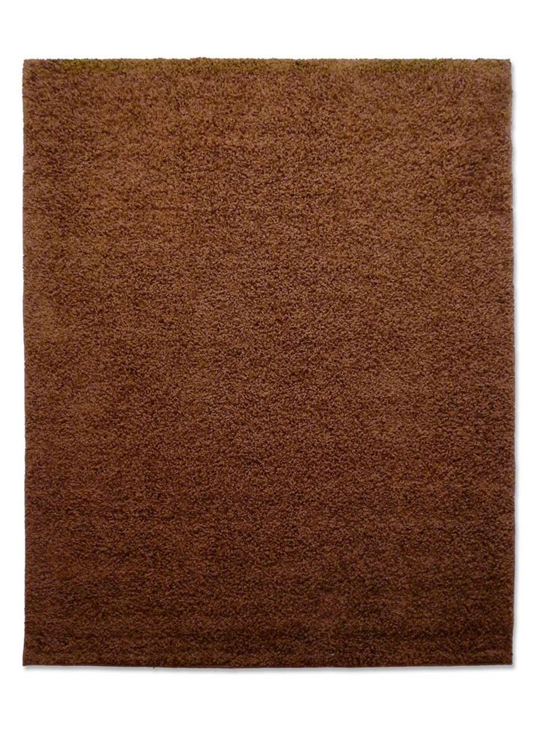 Alfombra Shaggy Lisa 133 x 180 cm Chocolate Valencia-0