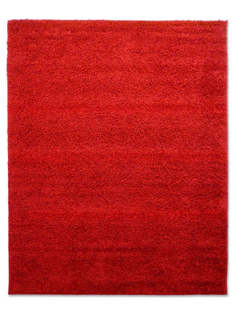 Alfombra Shaggy Lisa 133 x 180 cm Rojo Valencia-0