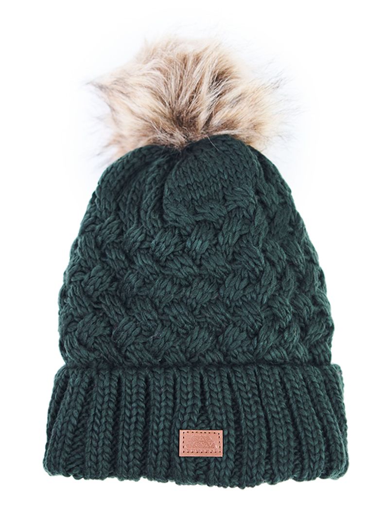 Gorro Humana Pompón Verde