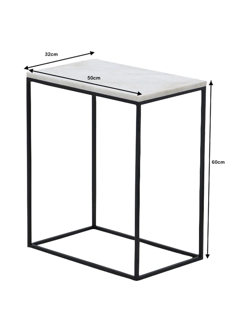 Mesa Lateral Moore Mármol 50x32 cm-2