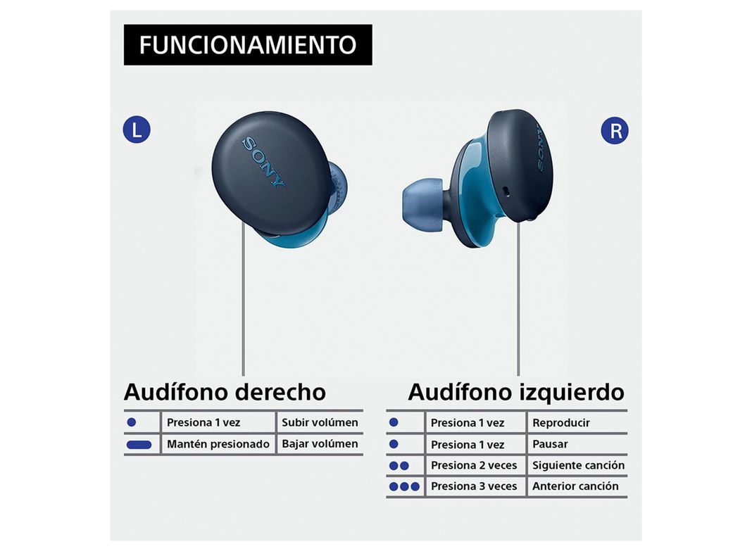 Audífonos Bluetooth WF-XB700 Azul-1