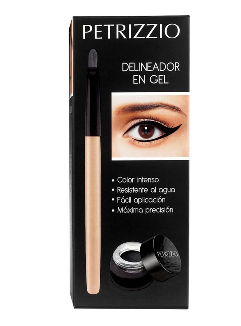 Delineador Petrizzio Ojos Gel Nego 1-0