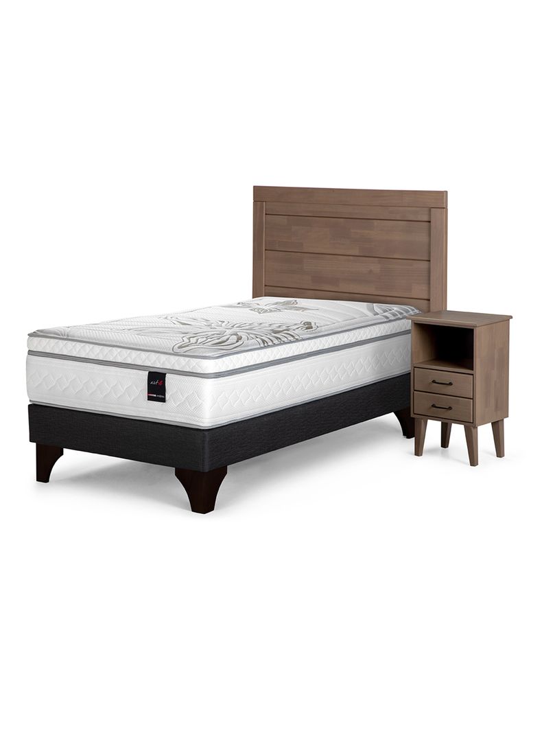 Cama Europea 1.5 Plazas Art 4 + Set Sicilia-0
