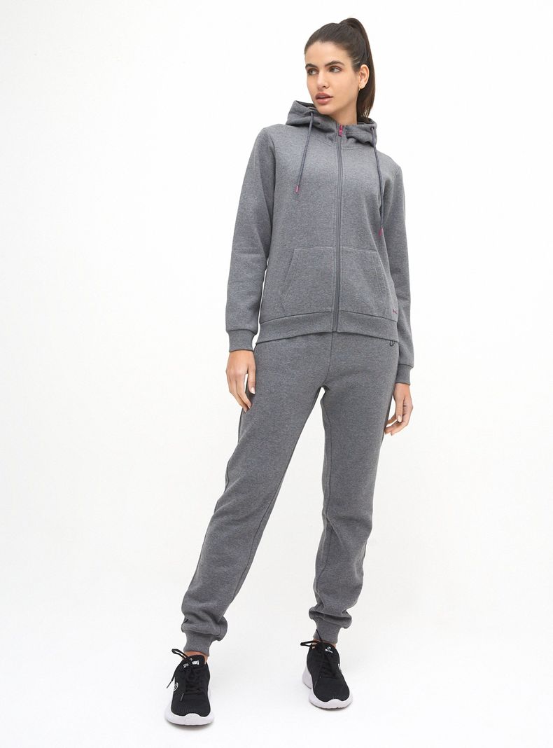 Polerón Básico Full Zipper Mujer-3