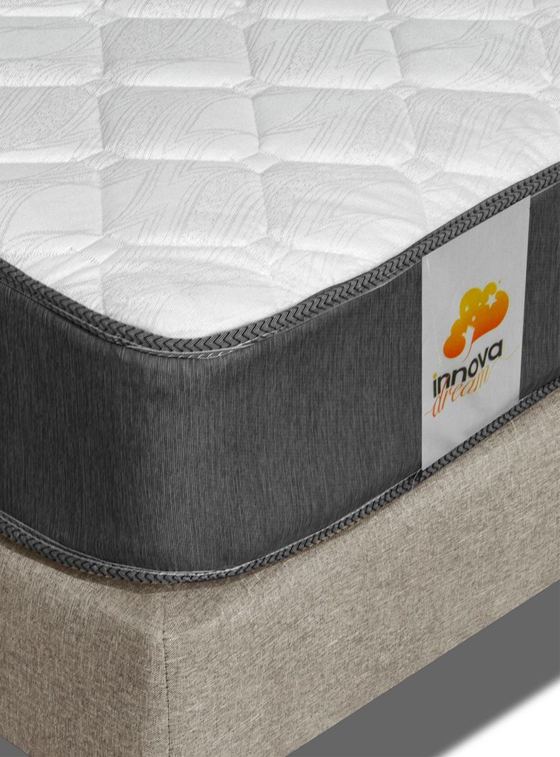 Cama Europea Silver 1 Plaza Beige-5