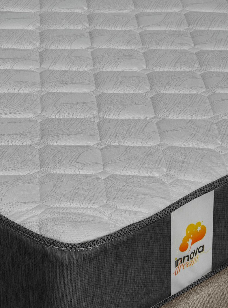 Cama Europea Silver 1 Plaza Beige-4