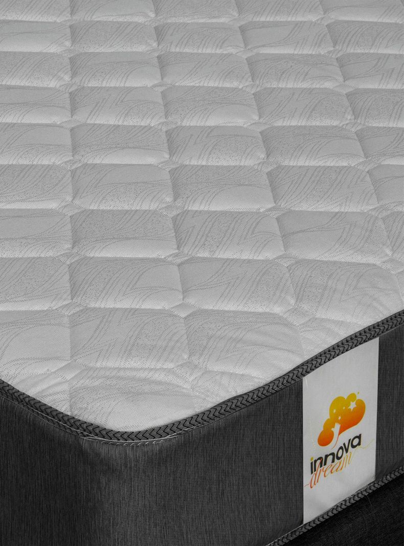 Cama Europea Silver 1 Plaza + Respaldo Negro-4