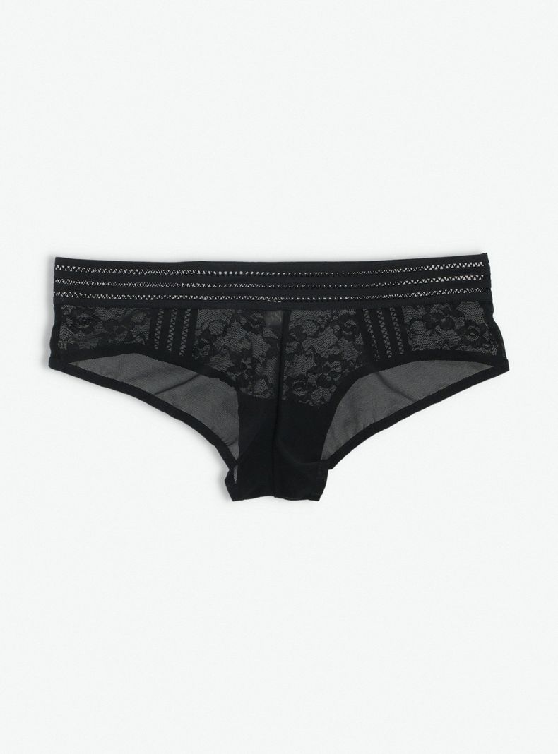 Calzón Bikini Pretina Encaje-5