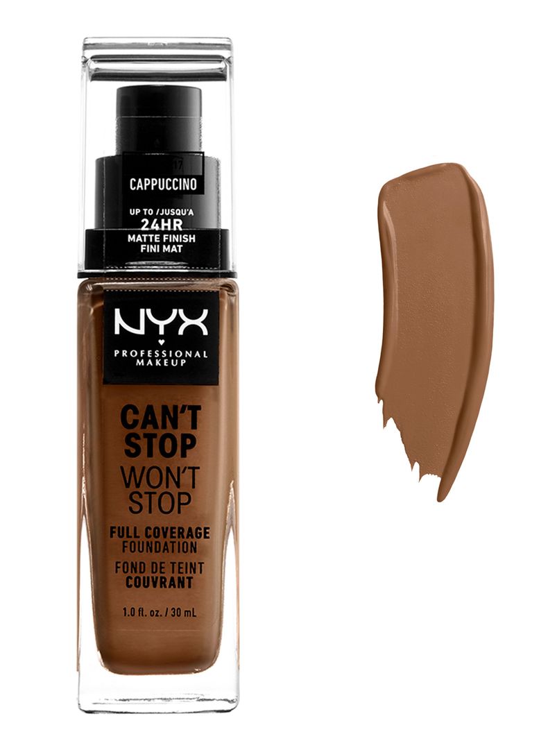 Base Nyx Professional Makeup Líquida Can'T Stop Won'T Stop Cappucino-0