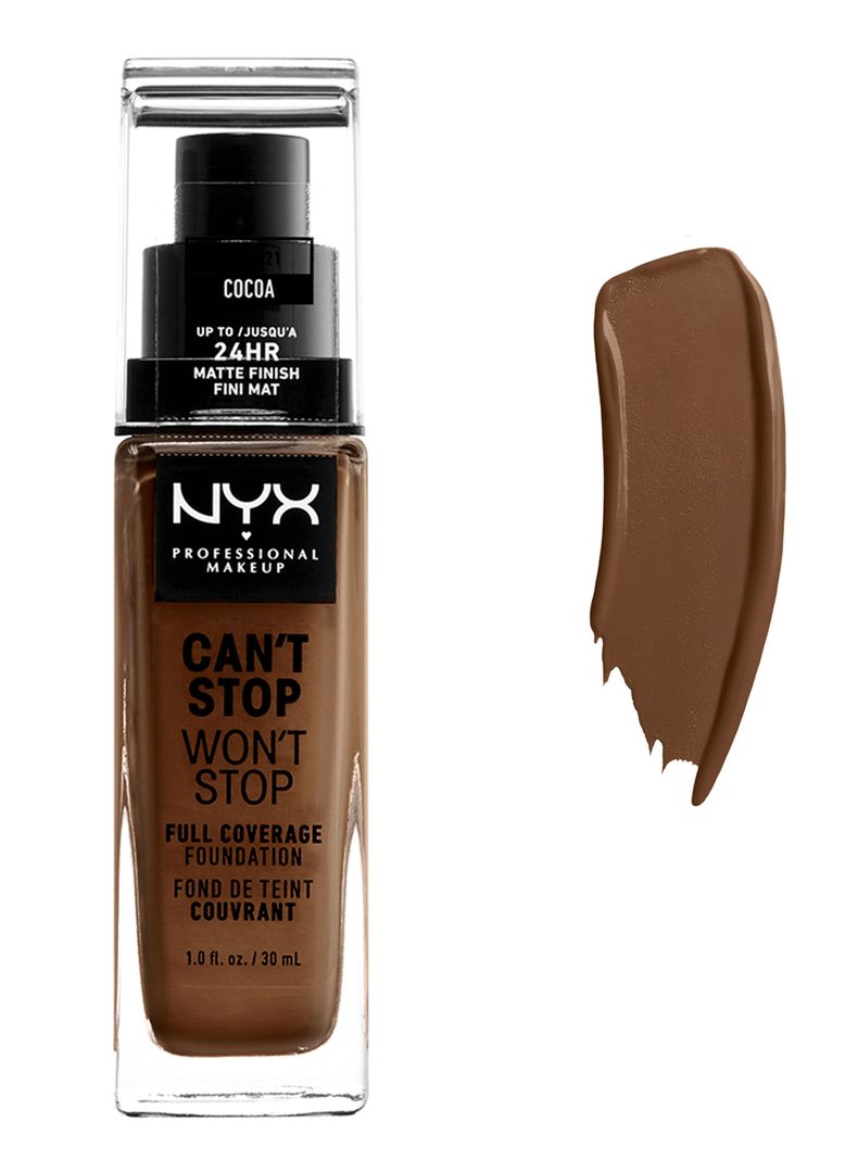 Base Nyx Professional Makeup Líquida Can'T Stop Won'T Stop Cocoa-0