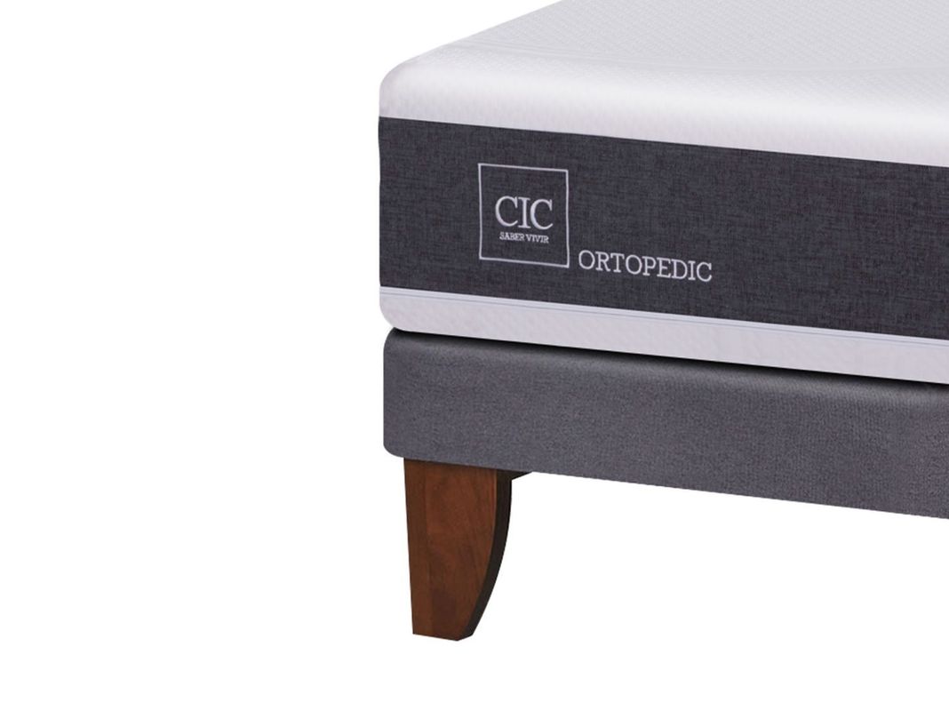 Cama Europea New Ortopedic King + Set Muebles Enio-2