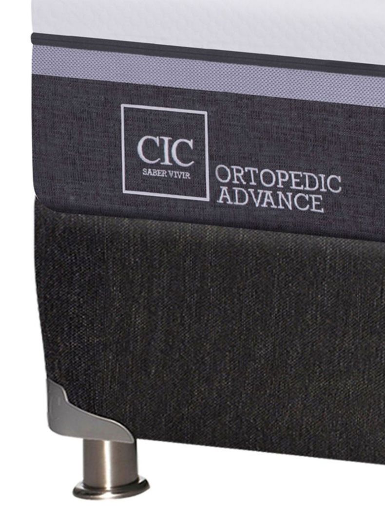 Box Spring Ortopedic Advance 2 Plazas Base Normal + Almohadas-2
