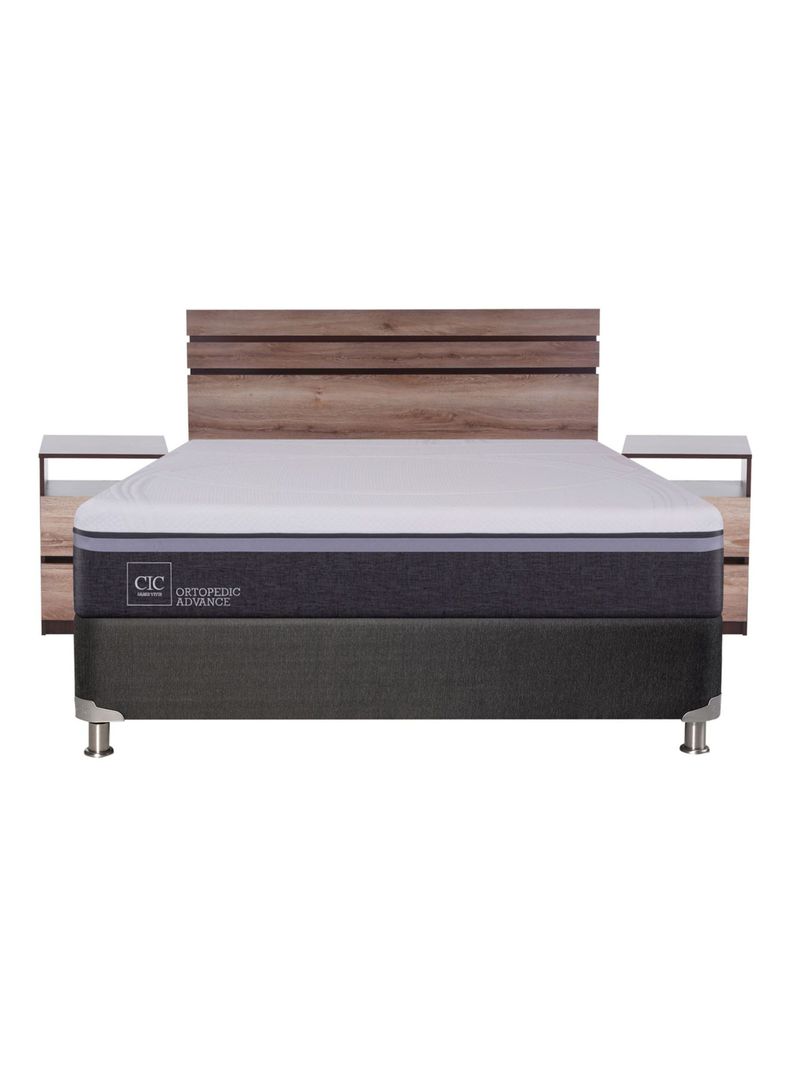 Box Spring Ortopedic Advance 2 Plazas Base Normal + Set Muebles Ares-1