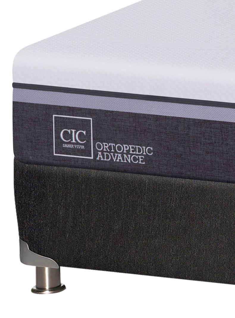 Box Spring Ortopedic Advance King + Set Muebles Enio-4
