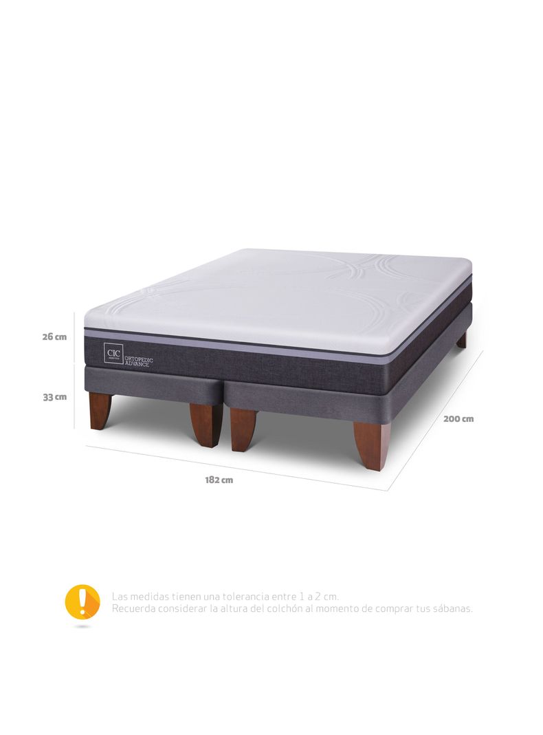 Cama Europea Ortopedic Advance King-1