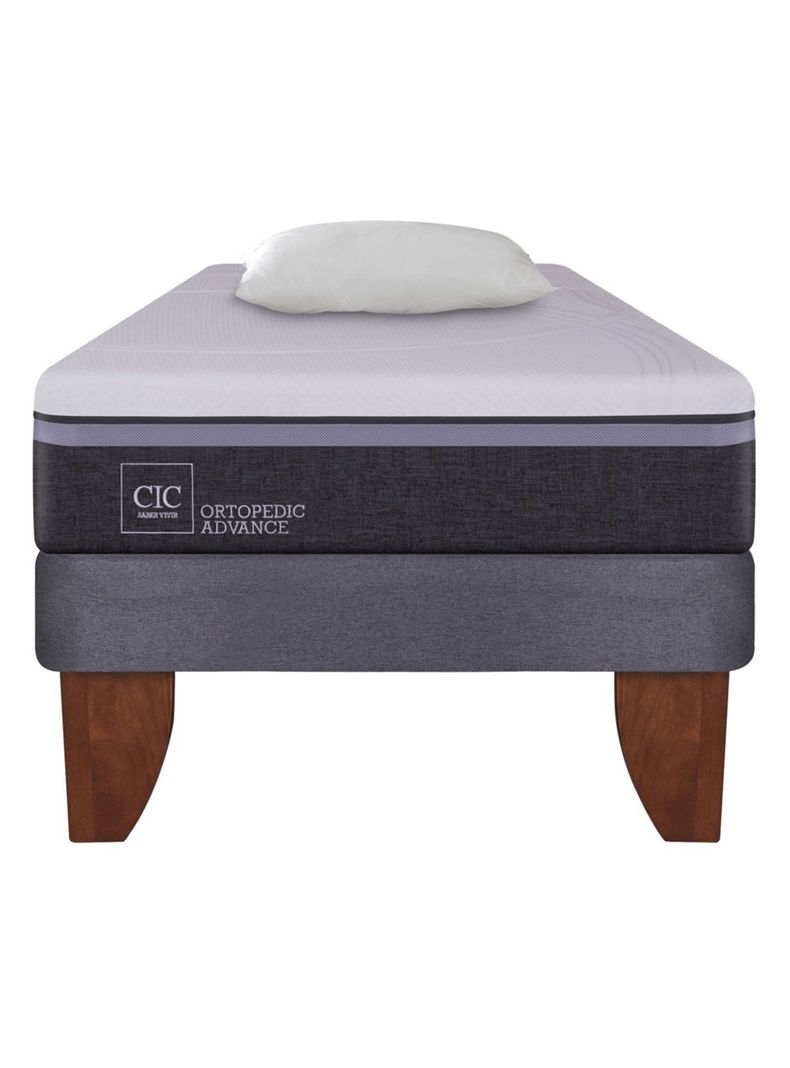 Cama Europea Ortopedic Advance 1.5 Plazas + Almohada-1