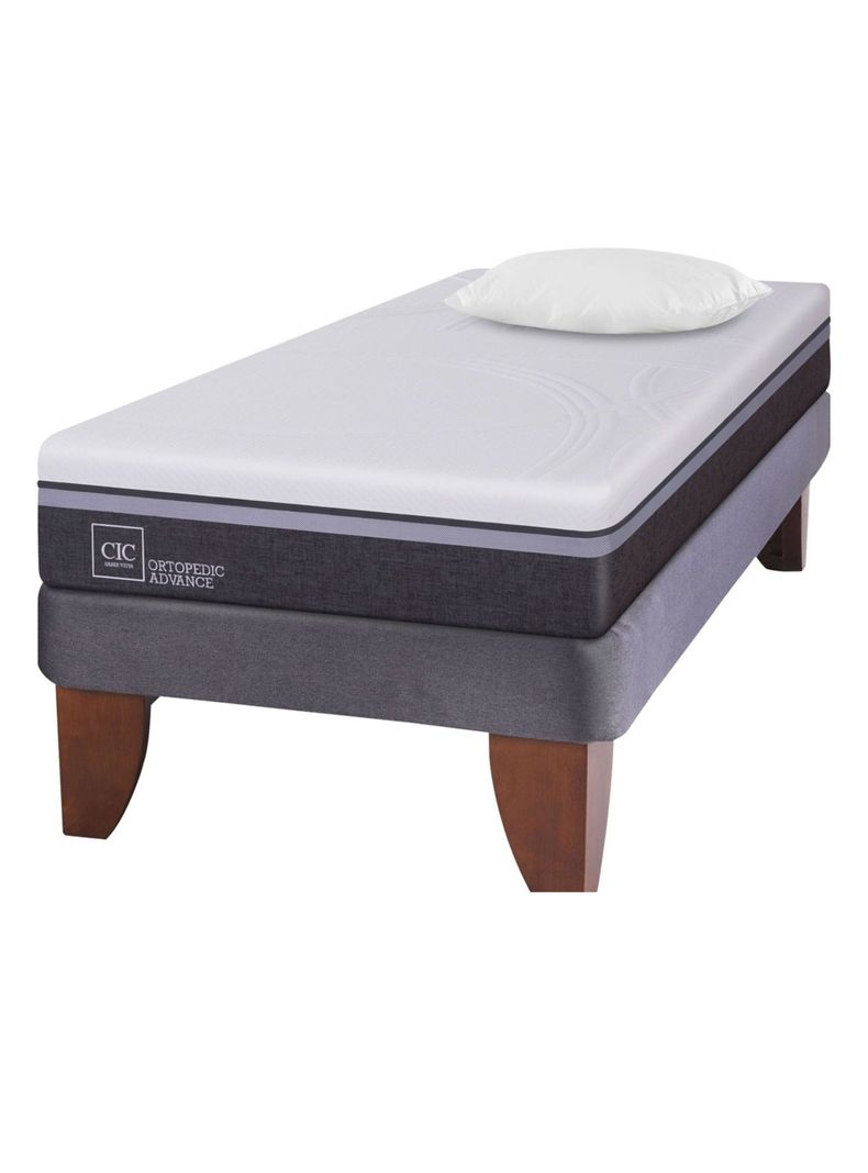 Cama Europea Ortopedic Advance 1.5 Plazas + Almohada-0