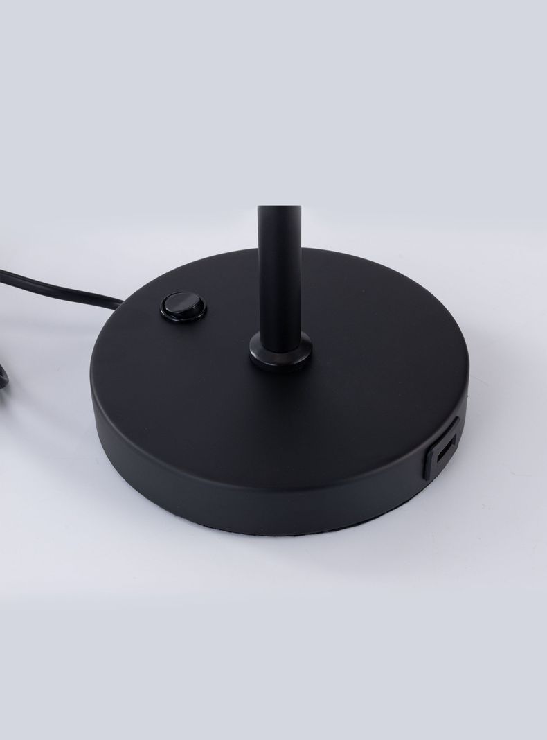 Lámpara Sobremesa USB Negro-3