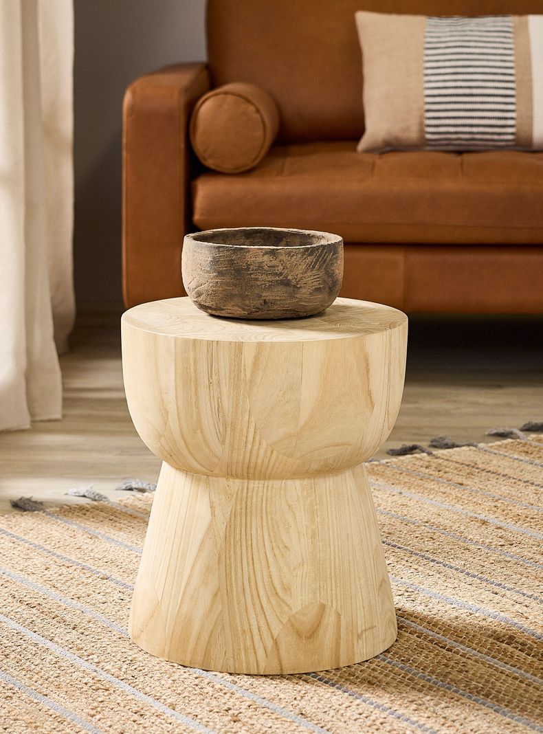 Mesa Lateral 40 cm Natural-0