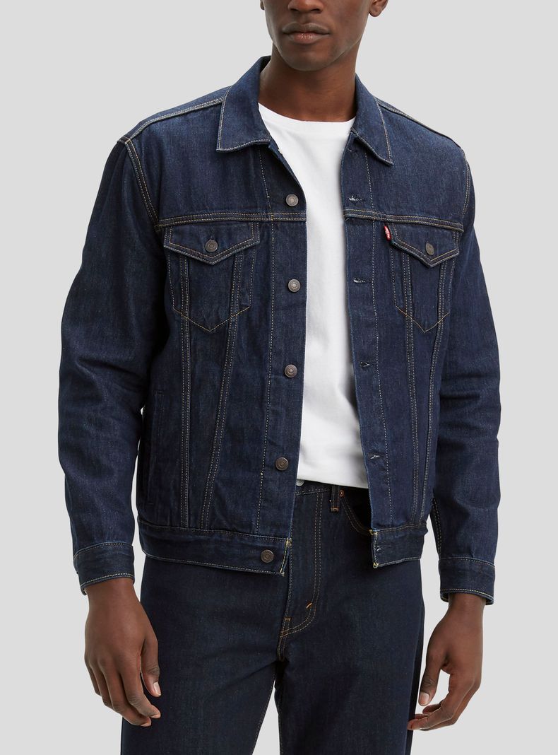 LEVI'S CHAQUETA MEZCLILLA AZUL ALGODÓN