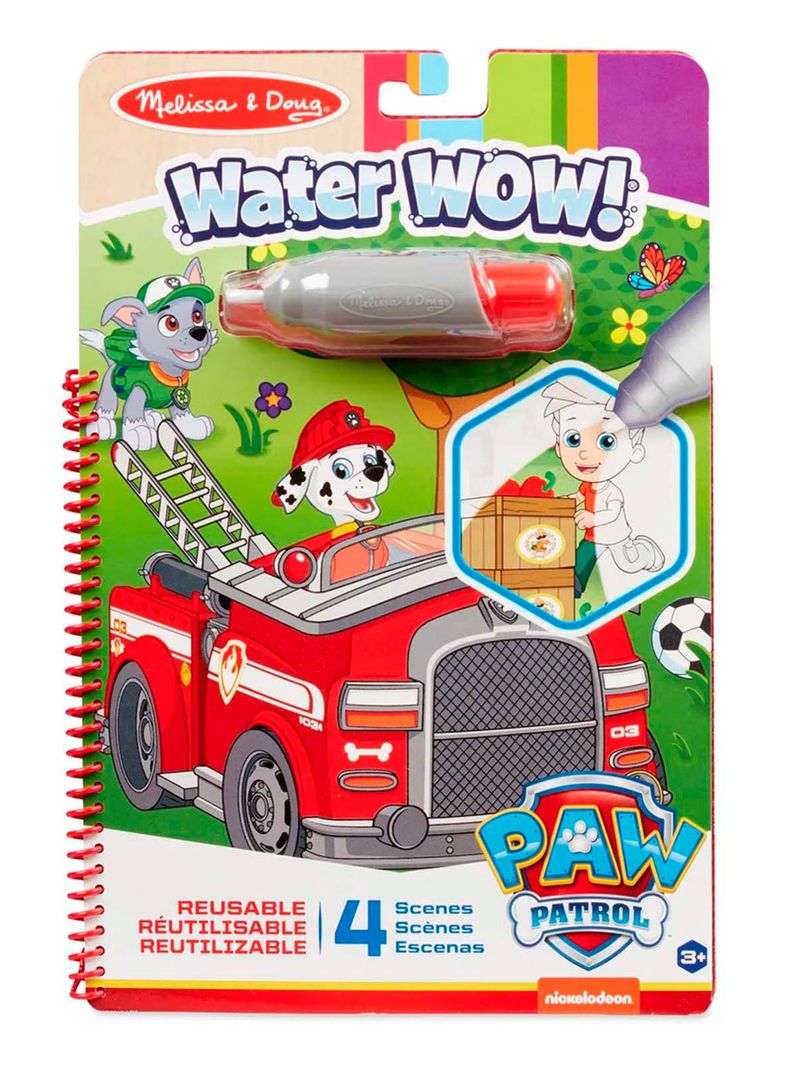 Paw Patrol Melissa & Doug Water Wow Marshal Caramba-0