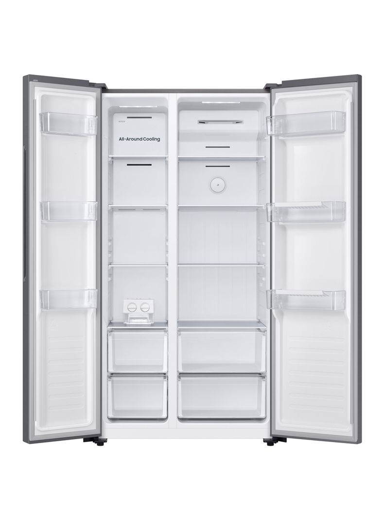 Refrigerador Side by Side No Frost 490 Litros con Twist Ice Maker Silver-1