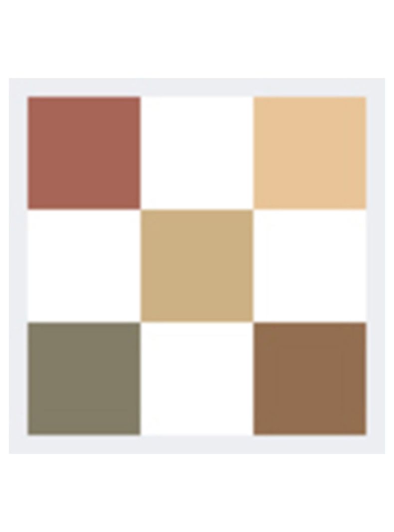 Sombra de Ojos 5 Couleurs Couture 343 Khaki 50 g-2