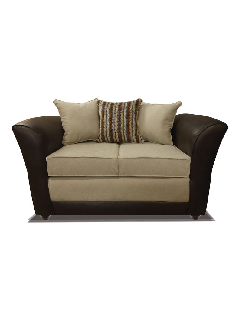 Juego Living Minesota 2 Cuerpos + Sillones Tela/Pu-2