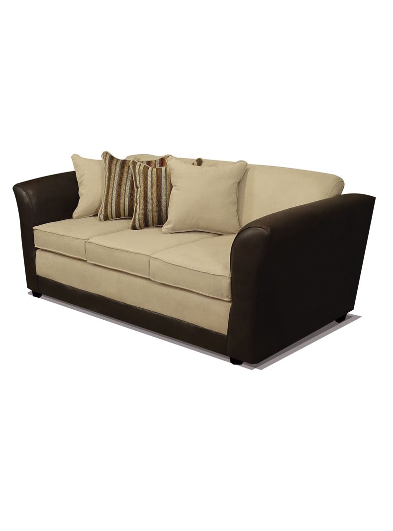 Juego Living Minesota 3 Cuerpos + Sillones Tela/PU-2