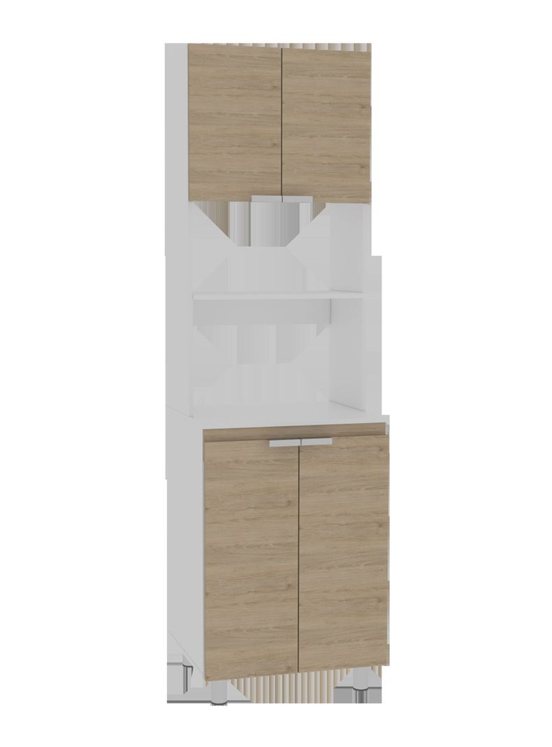 Mueble Alacena + Mueble Microondas + Barra Auxiliar-2